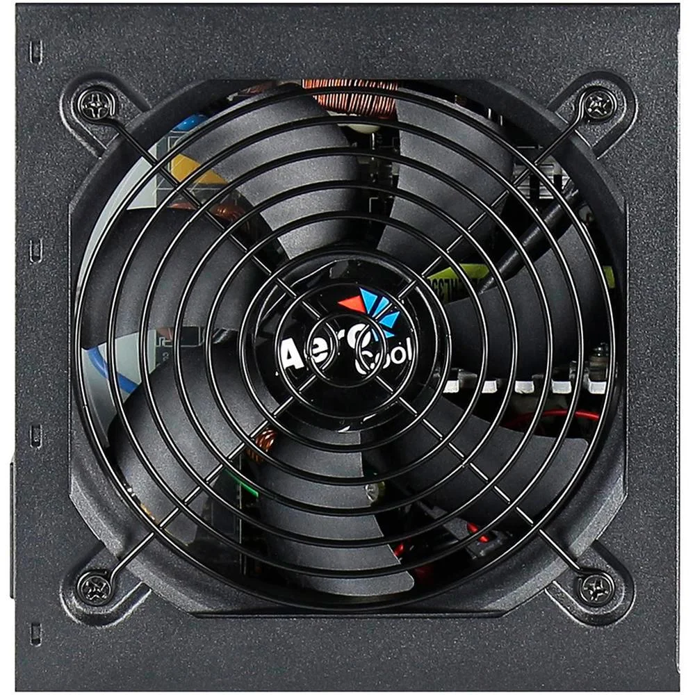 Imagem 3 de 5 do produto Fonte Aerocool Gamer, 400W, 80 Plus, PFC Ativo, White Full Range, KCAS