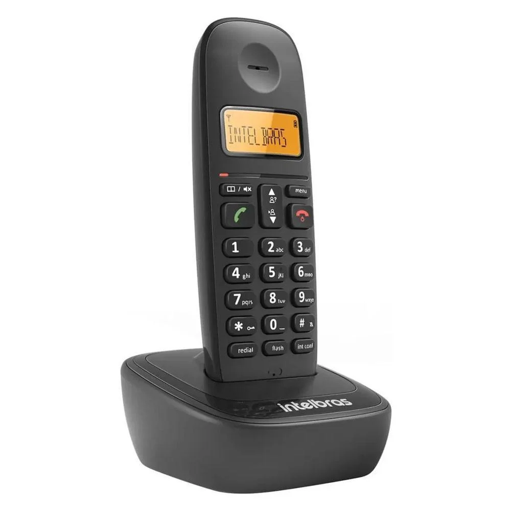 Imagem 2 de 4 do produto Telefone sem Fio Intelbras TS2510, com Identificador de chamadas, Com Agenda, Preto - 4122510