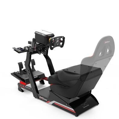 Cockpit Simulador Suporte Volante X Retrátil V3, Vermelho