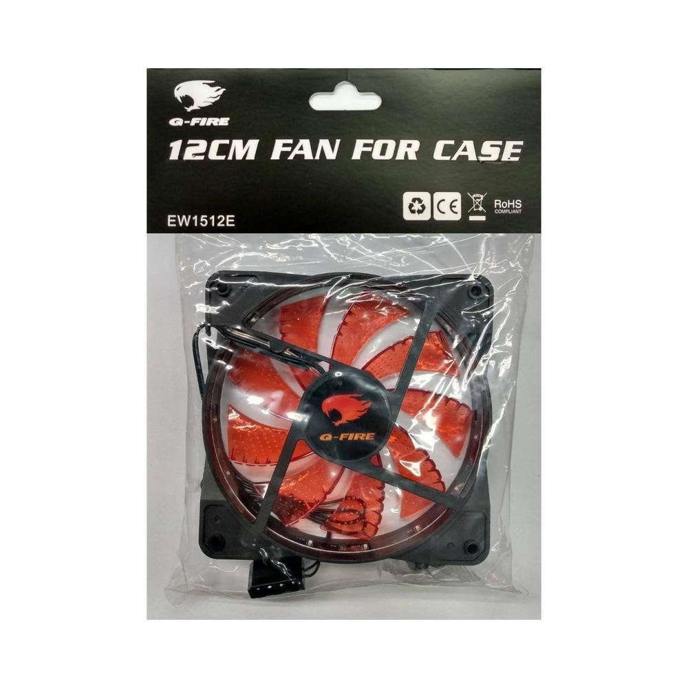 Cooler FAN G-Fire, 120mm, Vermelho - EW1512E 6