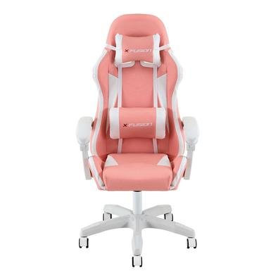 Cadeira Gamer X Fusion, Suporta até 120kg, Rosa - C.123..