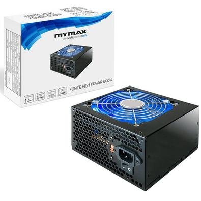 Fonte Atx 600w 24 Pinos 2 Sata High Power - MyMax..