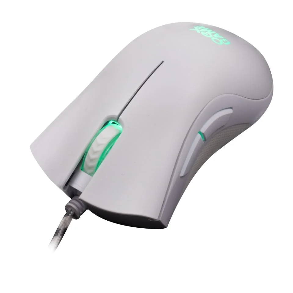 Imagem 2 de 3 do produto Mouse Oex Gamer Boreal, Branco, 7200DPI - MS319