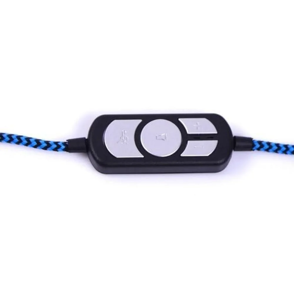 Imagem 4 de 4 do produto Headset Oex Gamer BIT, Preto e Azul, USB  - HS206