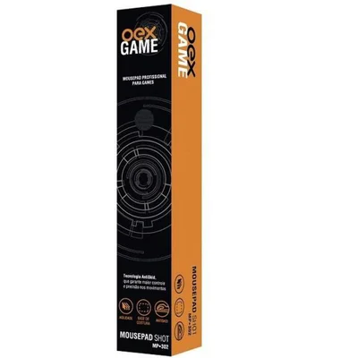 Mousepad Gamer Oex Game Shot, Speed, Médio, 50CmX33Cm, Preto -  Mp302