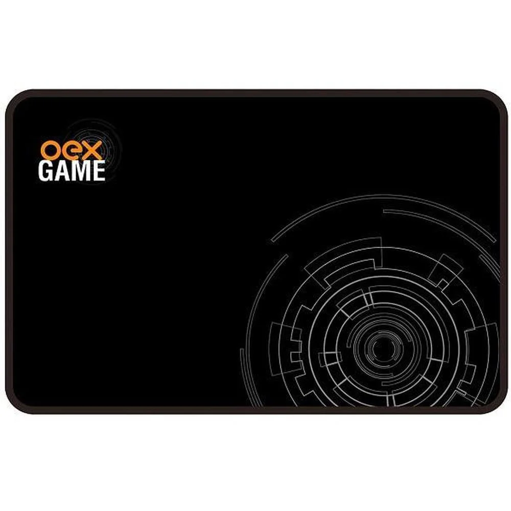 Imagem 2 de 2 do produto Mousepad Gamer Oex Game Shot, Speed, Médio, 50CmX33Cm, Preto -  Mp302