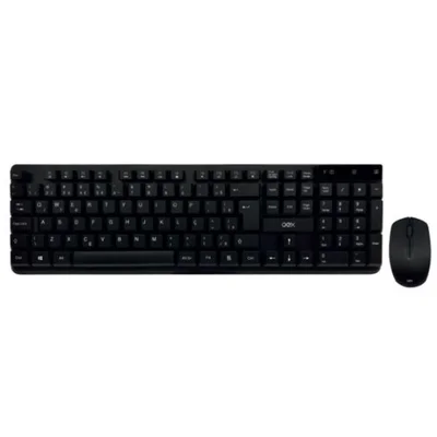 Kit Teclado e Mouse sem Fio Oex Work - TM407.