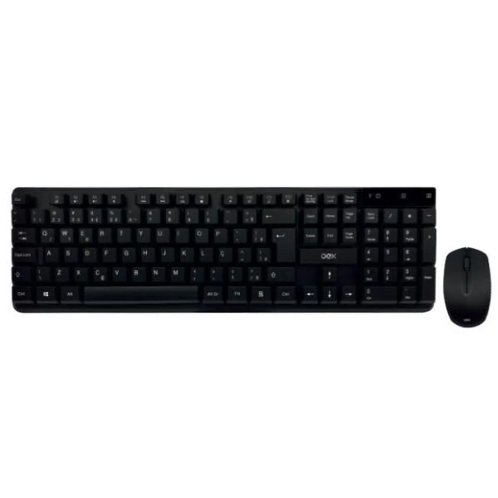 Kit Teclado e Mouse sem Fio Oex Work TM407