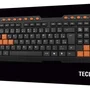 Teclado Multimídia Gamer USB Action, Preto E Laranja, OEX - TC200