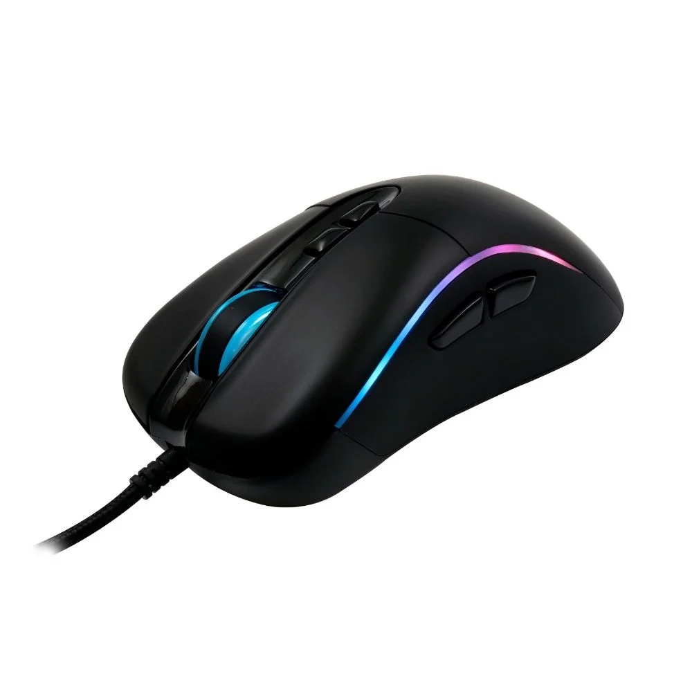 Imagem 3 de 4 do produto Mouse Gamer OEX Titan MS318, RGB, 14400 DPI, 7 Botões, Preto