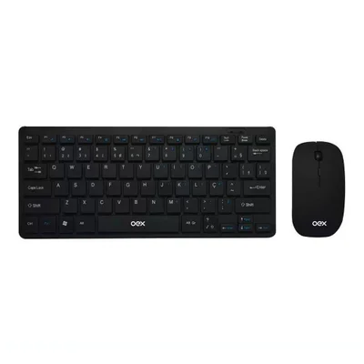 Combo Teclado e Mouse sem fio ULTRA SLIM OEX TM405.