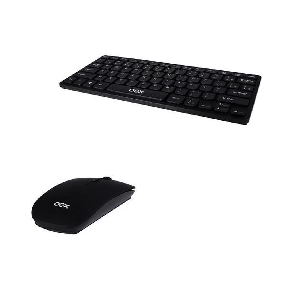 Imagem 4 de 4 do produto Combo Teclado e Mouse sem fio ULTRA SLIM OEX  TM405.
