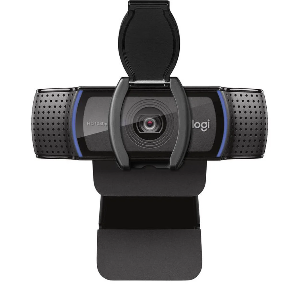 Imagem 2 de 5 do produto Webcam Logitech Full HD 1080p, 30FPS, Microfone Estéreo, Com fio, Proteção De Privacidade, Widescreen - 960-001257