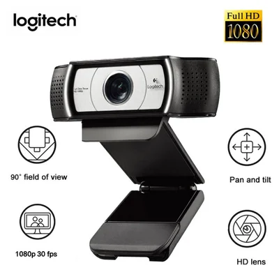 Webcam C930E Logitech HD 1080P Com Microfone