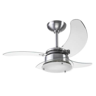 Ventilador De Teto Tron Chanceler 130W 3 Pás, Transparente, 127V. Com design prático e moderno, o Ventilador de Teto da Tron acompanha as tendências d