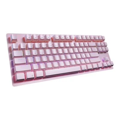 Teclado Gamer Oex Wolf, Switch Pink