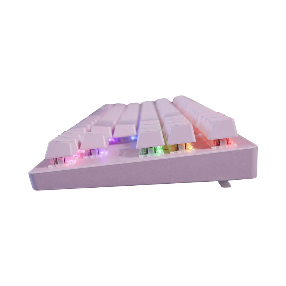 Imagem 3 de 4 do produto Teclado Gamer Oex Wolf, Switch Pink