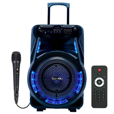 Caixa de Som Amplificada Sumay Style 12 800BT, 400W RMS, Bivolt