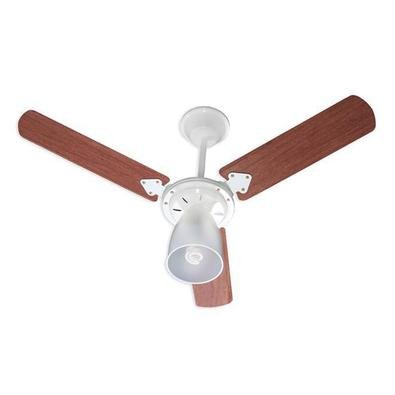 Ventilador De Teto Tron Silver Marbela 3 Pás, 130W, Branco/Verniz, 127V. Com design prático e moderno, o Ventilador de Teto da Tron acompanha as tendê