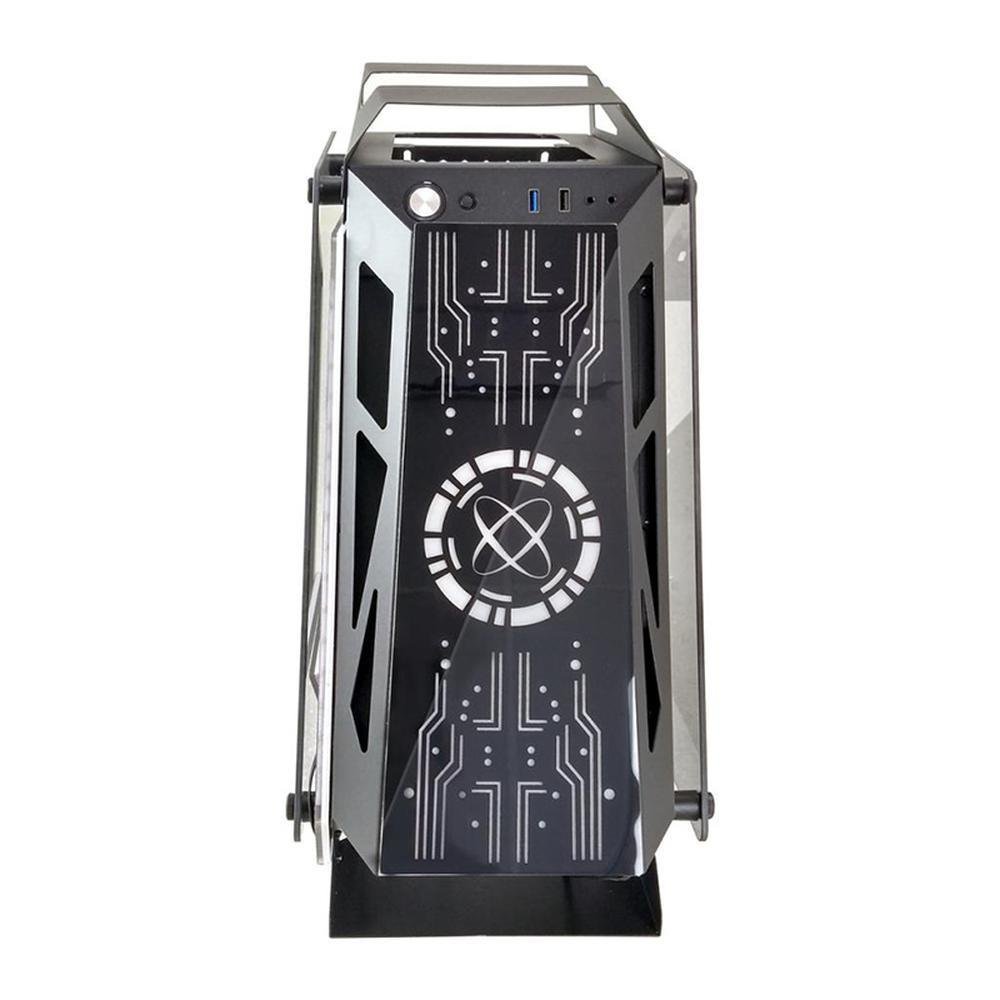 Imagem 3 de 3 do produto Gabinete Gamer GS Pixxo Mid Tower M-ATX, S/ Fonte, Suporta 6 Coolers, USB 3.0 - LKL06P