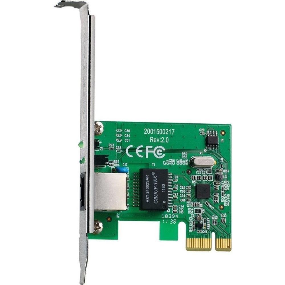 Imagem 2 de 2 do produto Placa Rede Gigabit, Pci-e, Rj45, Ethernet, 10/100/1000, Dp-02