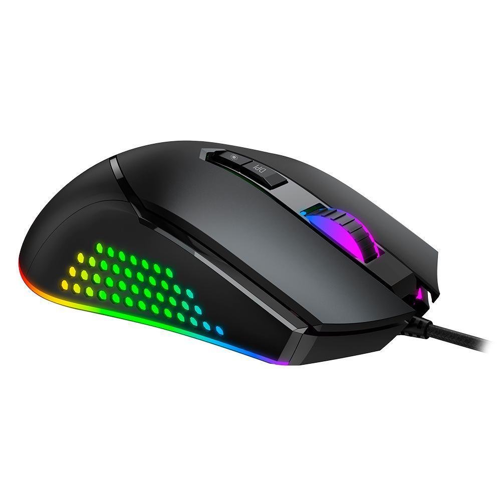 Imagem 2 de 4 do produto Mouse Gamer Evolut Balder, RGB, Sensor Pixart 3325, 7000DPI - EG-107