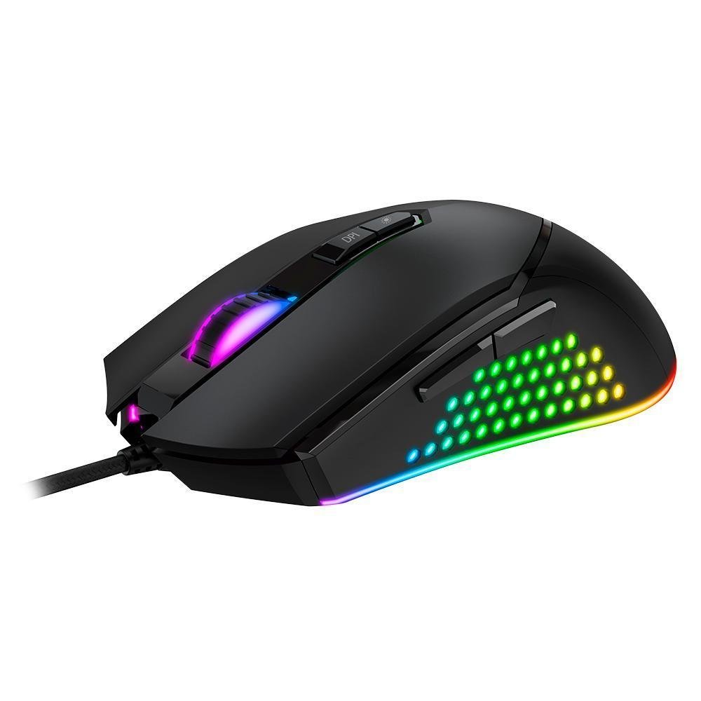 Imagem 3 de 4 do produto Mouse Gamer Evolut Balder, RGB, Sensor Pixart 3325, 7000DPI - EG-107