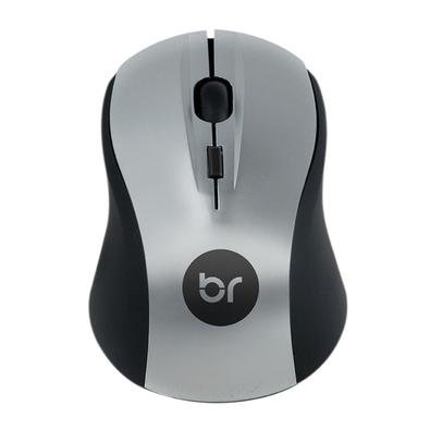 Mouse Wireless Sem Fio 2.4Ghz Preto e Prata Até 1600 Dpi Bright 205 A linha de produtos Bright conta com qualidade e design para facilitar seu dia a d