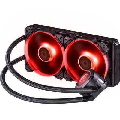 Water Cooler PCYES NIX, RGB, 240mm, Intel e AMD, Dual FAN - PWC240H40PTRGB