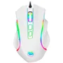 Mouse Gamer Redragon Griffin, Chroma RGB, 7200 DPI, 6 Botões, Branco - PAW3212