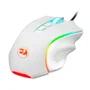 Mouse Gamer Redragon Griffin, Chroma RGB, 7200 DPI, 6 Botões, Branco - PAW3212