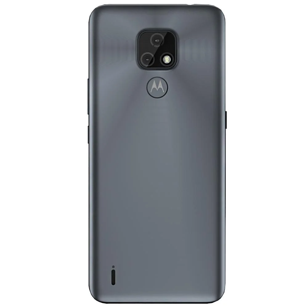 Smartphone Motorola Moto E7 64GB, Tela 6.5", 4GB RAM, Câmera 48MP e 2MP, Cinza Metálico - Xt2095-1