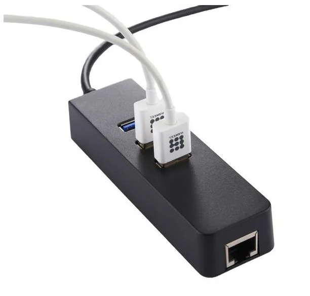 Imagem 5 de 5 do produto Cabo Adaptador F3, Tipo C, HUB 3 Portas USB 3.0, RJ45 - JC-TYC-R03