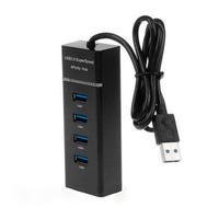 HUB F3 Multi-Portas USB 3.0, 4 Portas USB, Preto