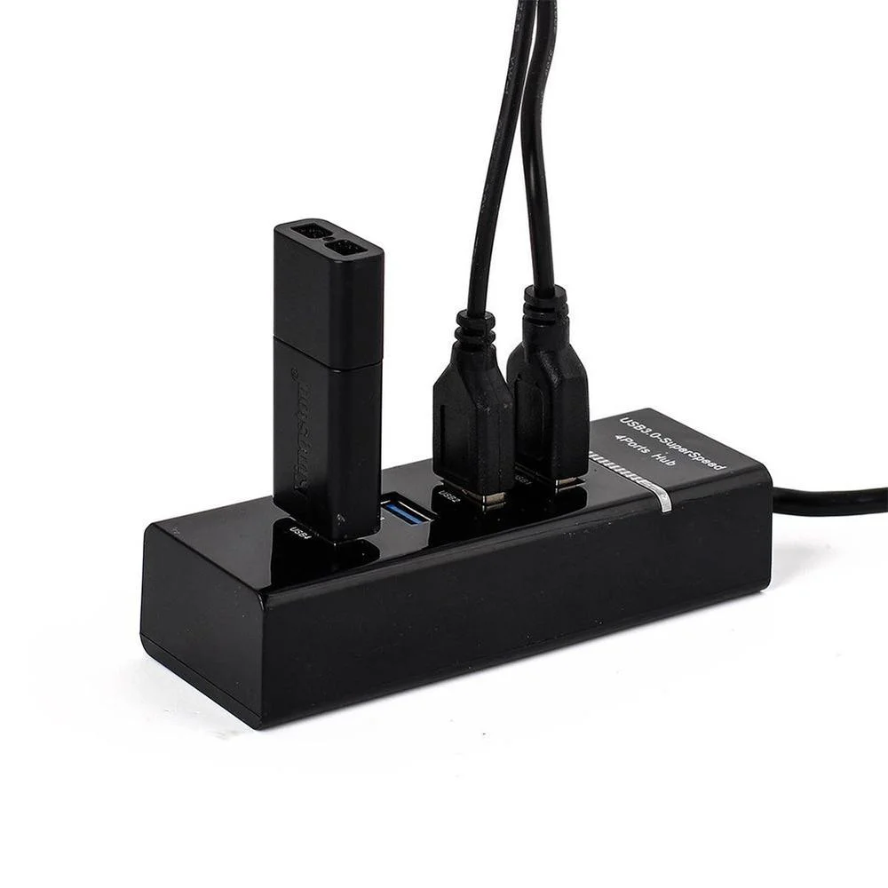 Imagem 3 de 3 do produto HUB F3 Multi-Portas USB 3.0, 4 Portas USB, Preto