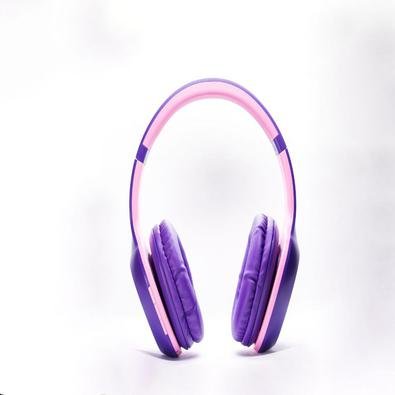 Fone de Ouvido Xtrax Groove Sem Fio com Bluetooth 5.0, Roxo e Rosa | KaBuM!