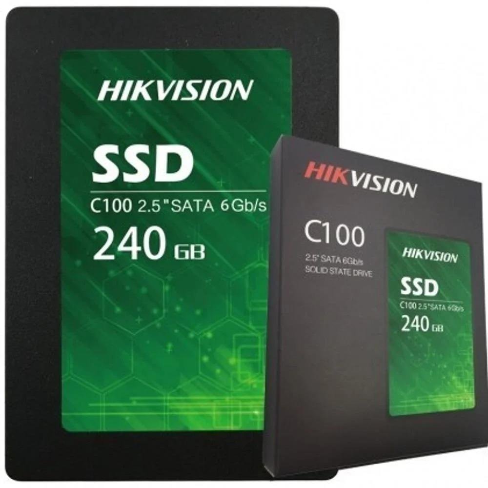 SSD Hikvision C100 240GB SATA Leitura 550MBs