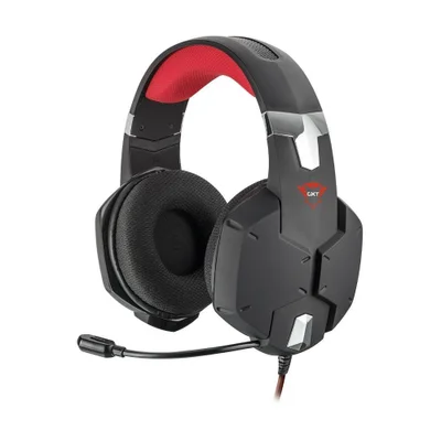 Headset Gamer Trust, GXT Carus, Preto, Com Fio, Multiplataforma