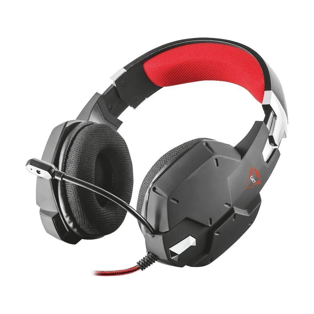 Imagem 3 de 5 do produto Headset Gamer Trust, GXT Carus, Preto, Com Fio, Multiplataforma