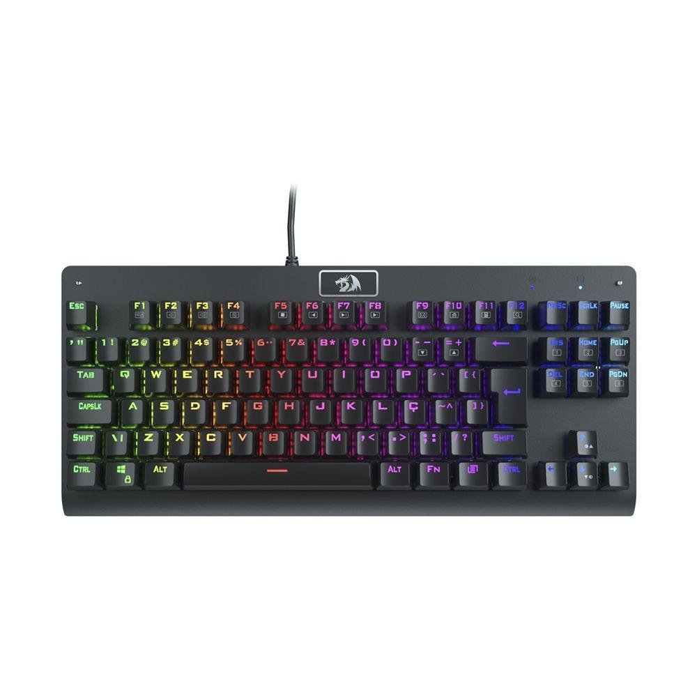 Teclado Mecânico Redragon Dark Avenger, RGB, Switch Outemu Brown, ABNT2 - K568RGB-2