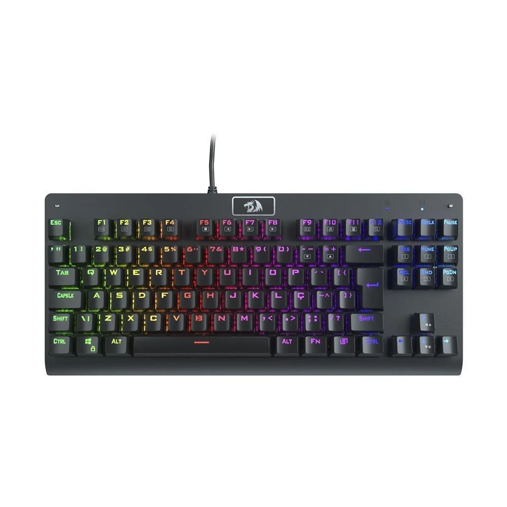 Teclado Mecânico Redragon Dark Avenger, RGB, Switch Outemu Brown, ABNT2 - K568RGB-2
