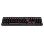 Teclado Mecânico Gamer Redragon Mitra K551-1, Iluminação Vermelha, Switch Outemu Blue, ABNT2, com Switch sobressalentes e cabo USB banhado a ouro