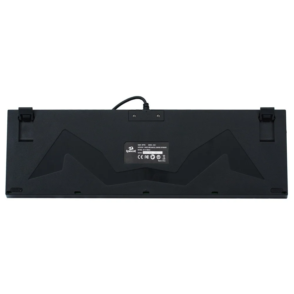 Teclado Mecânico Gamer Redragon Mitra K551-1, Iluminação Vermelha, Switch Outemu Blue, ABNT2, com Switch sobressalentes e cabo USB banhado a ouro Teclado Mecânico Gamer Redragon Mitra K551-1, Iluminação Vermelha, Switch Outemu Blue, ABNT2, com Switch sobressalentes e cabo USB banhado a ouro