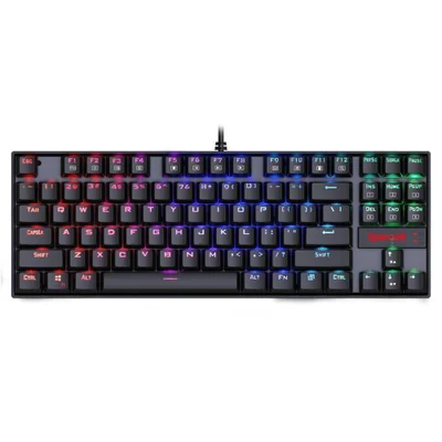 Teclado Mecânico Gamer Redragon Kumara, RGB, Switch Outemu Blue, Anti-Ghosting, ABNT2 - K552RGB-1 PT