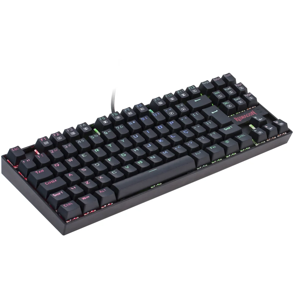 Imagem 3 de 4 do produto Teclado Mecânico Gamer Redragon Kumara, RGB, Switch Outemu Blue, Anti-Ghosting, ABNT2 - K552RGB-1 PT