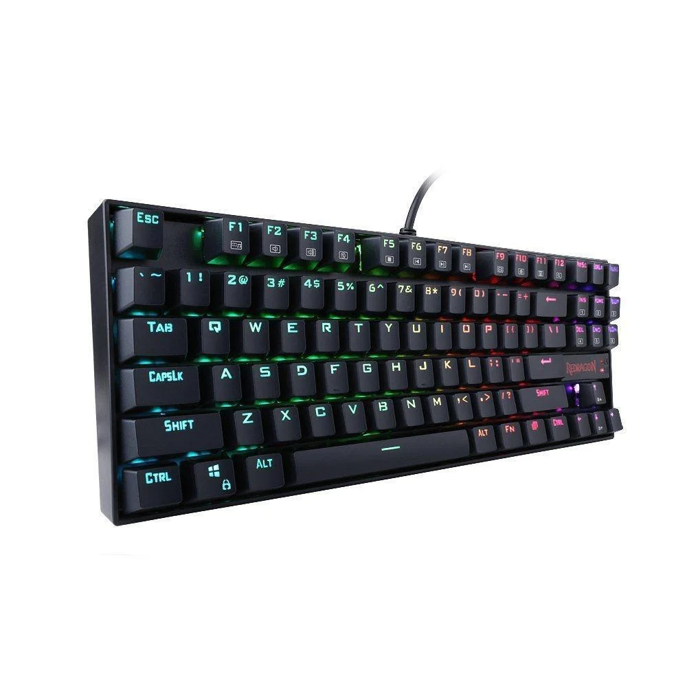 Imagem 4 de 4 do produto Teclado Mecânico Gamer Redragon Kumara, RGB, Switch Outemu Blue, Anti-Ghosting, ABNT2 - K552RGB-1 PT