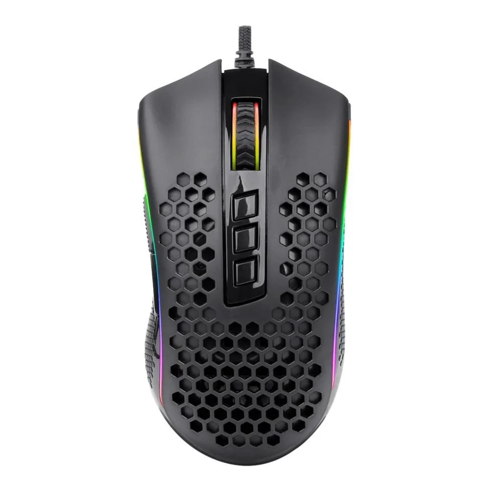Mouse Gamer Redragon Storm, Chroma RGB, 12400 DPI, 7 Botões Programáveis, Preto - M808RGB Mouse Gamer Redragon Storm, Chroma RGB, 12400 DPI, 7 Botões Programáveis, Preto - M808RGB
