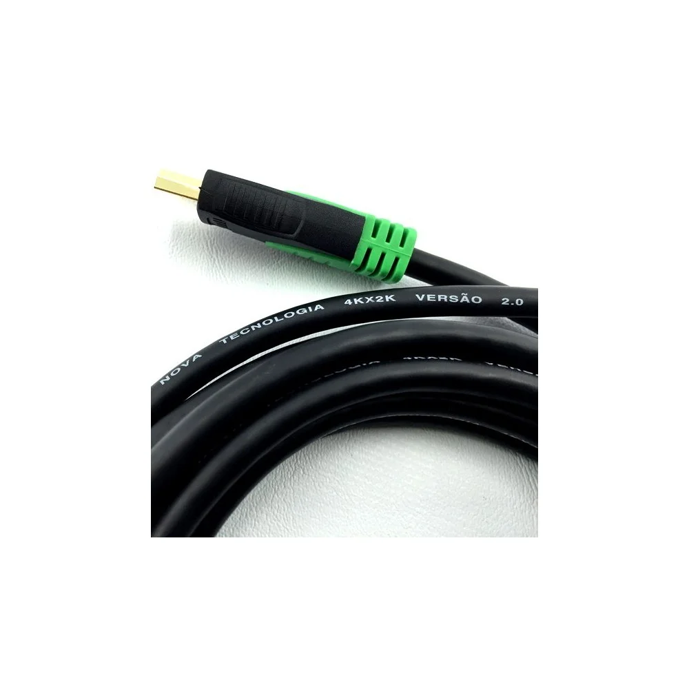 Imagem 4 de 4 do produto Cabo HDMI 2.0 Win Cabos, Ultra HD, 3D com 15 Metros de Comprimento
