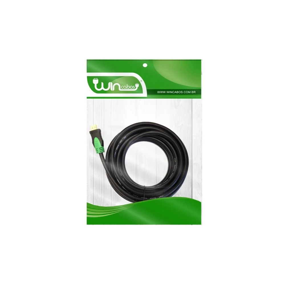 Imagem 3 de 4 do produto Cabo HDMI 2.0 Win Cabos, Ultra 3D, 4K com 05 Metros