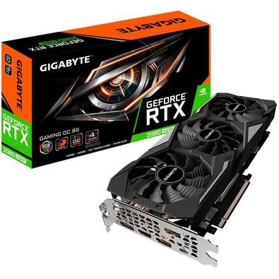 Melhore o desempenho dos seus games com a Placa de Vídeo Gigabyte Nvidia GeForce RTX 2080 Super Gaming OC, 8GB, GDDR6...